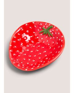 Strawberry Ceramic Small Dish-Red-One Size