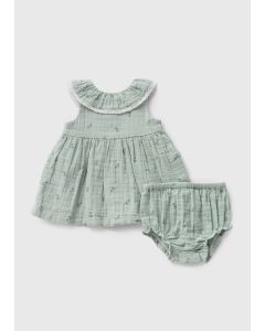 Baby Woven Floral Dress Set