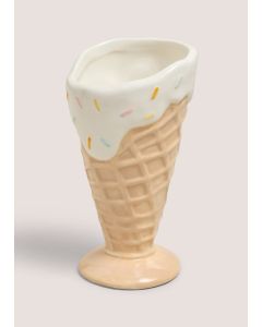 Ice Cone Bowl-Beige-One Size