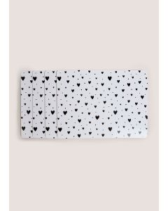 4 Pack  Heart Cork Placemats-White-One Size