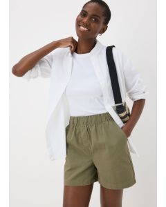 Cotton Paper Bag Shorts
