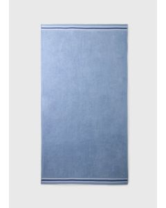 Stripe Border Extra Large Towel-Blue-One Size