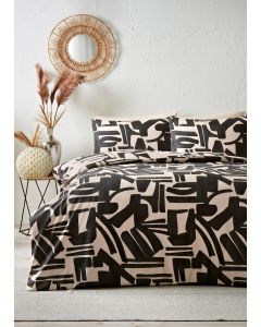Mono Abstract Duvet Set
