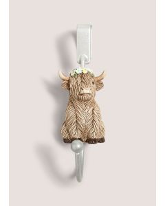 Highland Cow Hook-Brown-One Size