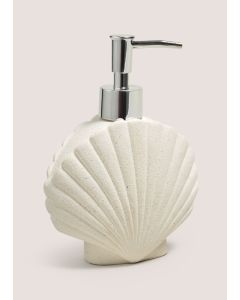 Shell Soap Dispenser-White-One Size