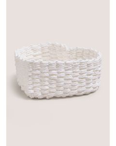 Heart Basket-White-One Size