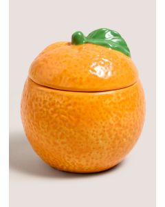Amalfi Shape Candle-Orange-One Size