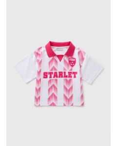 Girls Cropped Football Shirt