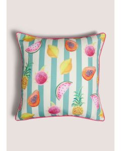 Fruit Stripe Cushion -Multi-One Size