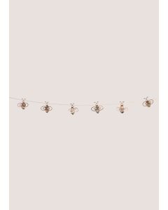 Metal Bee String Lights-Yellow-One Size