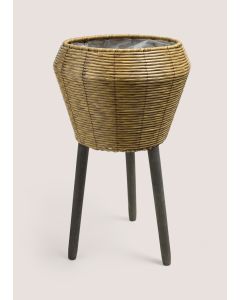 Large Woven Planter Neutral-Natural-One Size