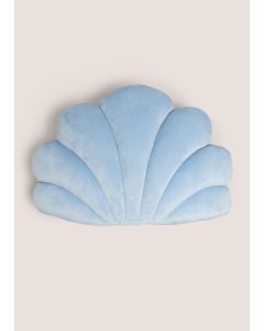 Shell Shaped Cushion-Blue-One Size