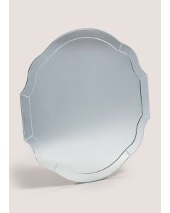 Clover Decor Mirror Metal-Silver-One Size