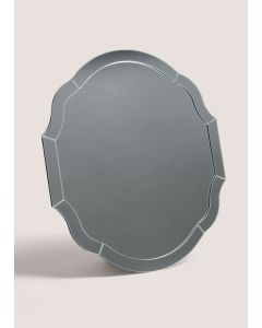 Round Decor Mirror-Grey-One Size