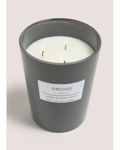Orchid & Vanilla Large Candle-Grey-One Size