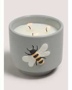 Bee Candle-Grey-One Size