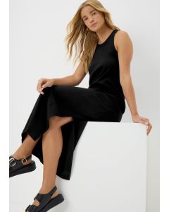 Ribbed Racer Back Midi Dress