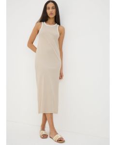 Ribbed Racer Back Midi Dress