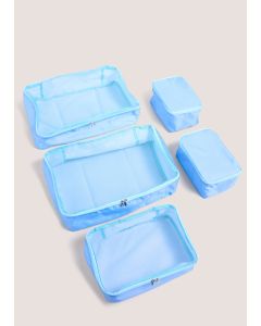 5 Pack Packing Cubes-Blue-One Size
