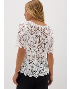 Crochet Short Sleeve Top