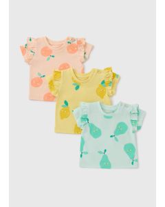 3 Pack Girls Fruit Tops