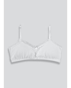 Girls White Crop Top