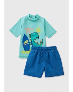 Boys Dino 2 Piece Swim Set