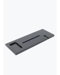 Black Wooden Bath Tray (70cm x 25cm x 2.5cm)