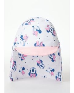 Unisex White Disney Minnie Mouse Keppi Sun Hat (Newborn-24mths)