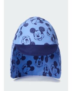 Unisex Blue Disney Mickey Mouse Keppi Sun Hat (Newborn-24mths)