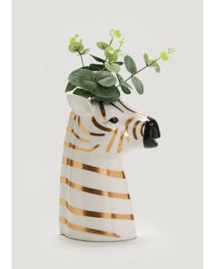 Zebra Standing Plant Pot