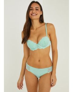 Green Lace Brazilian Knickers