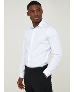 Taylor & Wright Easy Care Slim Fit Shirt - White - 18