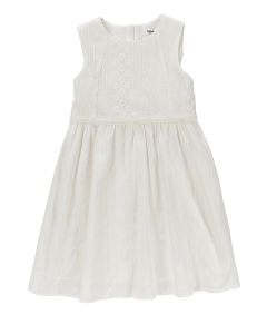 Kids Clothes Girl  100% Con Jacquard Texture Woven Dress