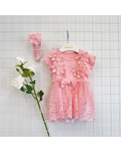 Baby Girl Knitted one-piece dress