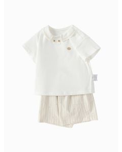 Baby boy Knit short sleeve suit