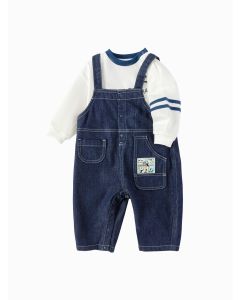 Baby Boy Denim long sleeve suit