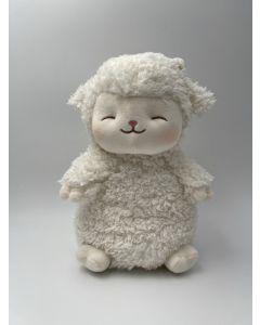 Lamb Baa Series Plush Toy-White-One Size