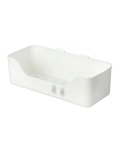 Bathroom Long Storage Rack-White-One Size