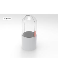 Dustproof Container for Makeup Brush-White-One Size