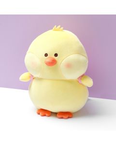 BIBI Chicken Series Travel Plush Toy (Rabbit Backpack)-Yellow-One Size