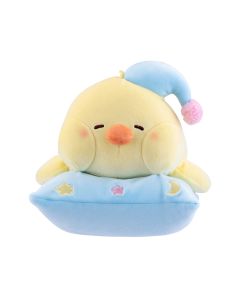 BIBI Chicken Series Sleepy Plush Toy-Blue/Yellow-One Size