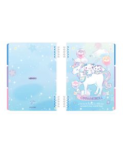 Cinnamoroll A5 Loose-Leaf Book (48 Sheets)-Blue-One Size
