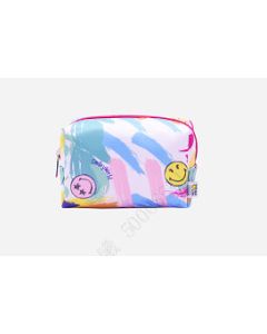 SmileyWorld Collection Cosmetic Bag(Blue)