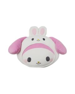 Sanrio character Head-Shape Pillow (My Melody)-Pink-One Size