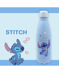 Disney Lilo & Stitch Collection Coke Insulated Bottle (500mL)(Stitch)-Blue-One Size