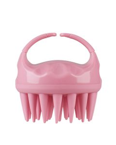 Shampoo Brush with Extra Long Bristles-Pink-One Size