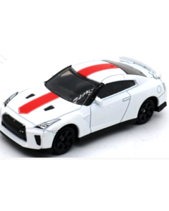 3in. Alloy Car Model (Genuine License - Nissan GT-R)-White-One Size