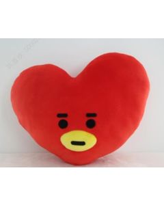 BT21 Collection 16in. Heart-Shape Pillow-Red-One Size