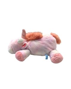 Minions and Fluffy Collection 21in. Lying Fluffy Plush Toy-Pink-One Size